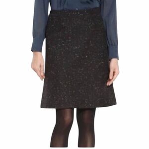 Theory Virgin Wool Angora Rainbow Flecked Anorel A-Line Skirt 6